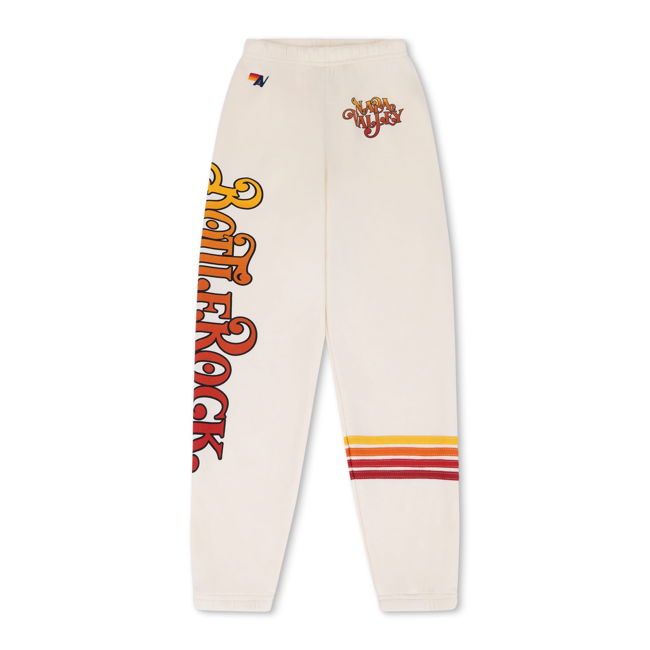 BOTTLEROCK 2026 RUGBY STITCH SWEATPANTS - VINTAGE WHITE - Image 5