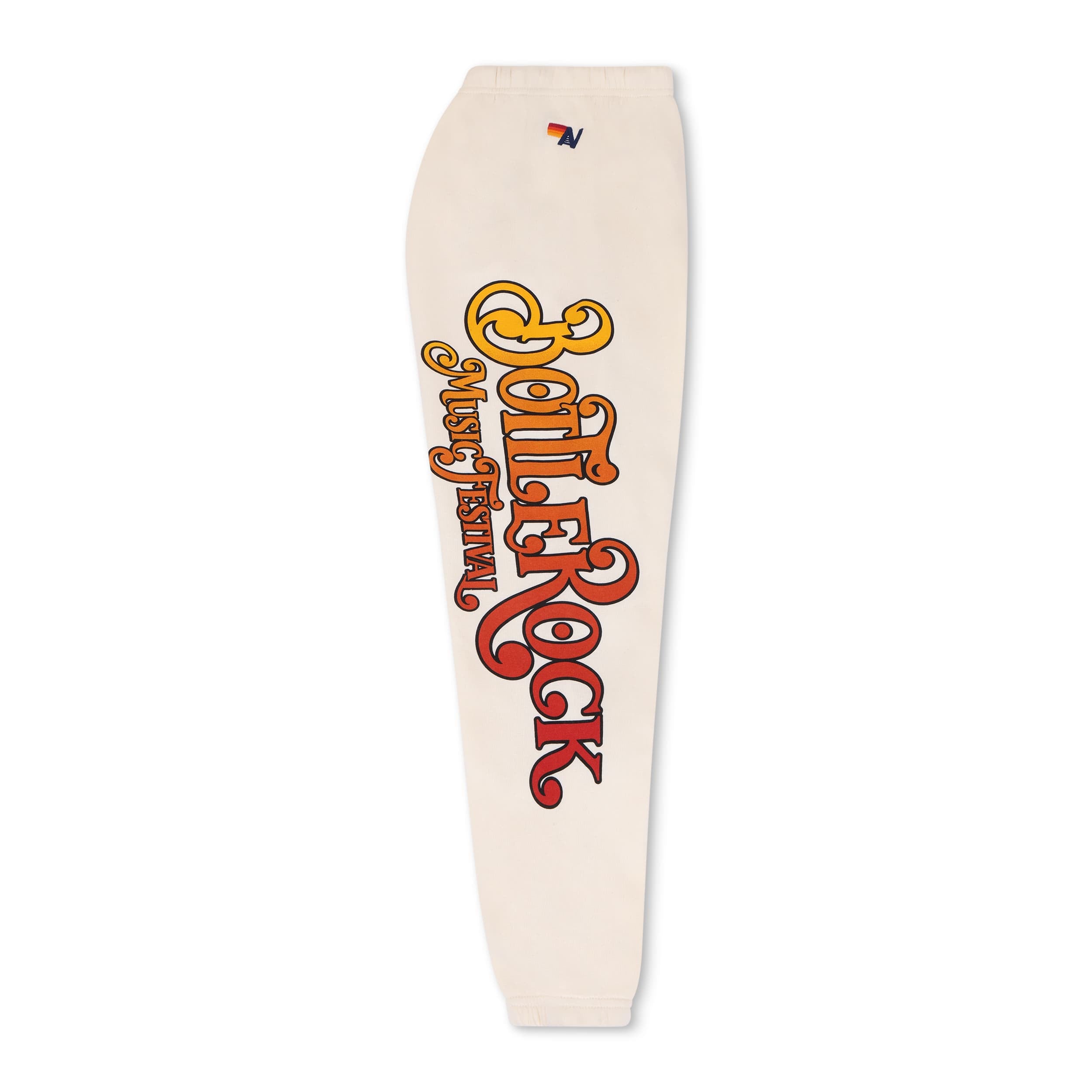 BOTTLEROCK 2026 RUGBY STITCH SWEATPANTS - VINTAGE WHITE - Image 6