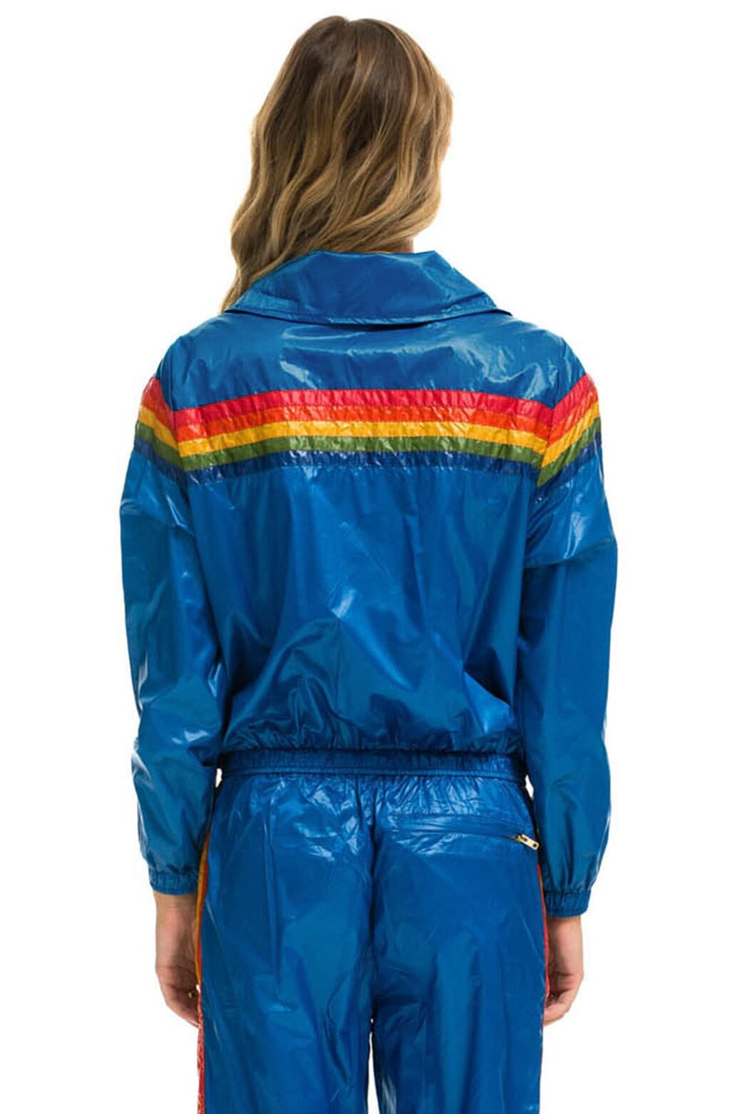 5 STRIPE WINDBREAKER - SNORKEL BLUE - Image 3