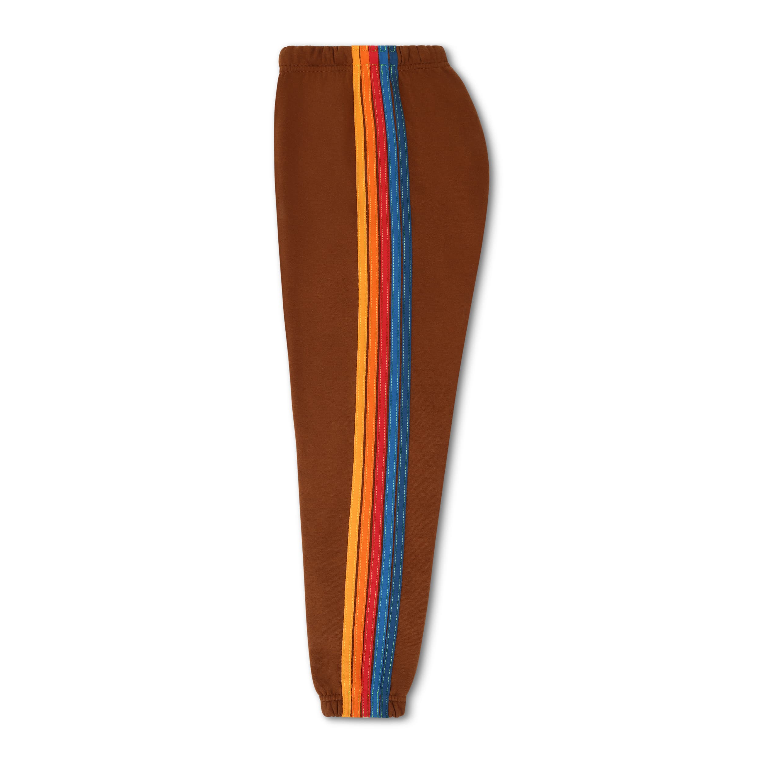 5 STRIPE SWEATPANTS - CINNAMON - Image 4