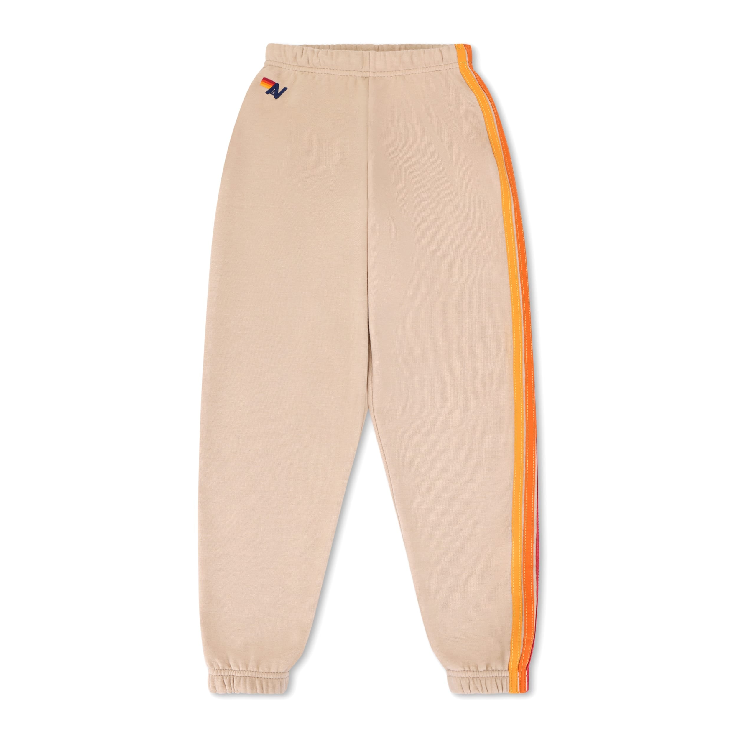 5 STRIPE SWEATPANTS - SAND - Image 5