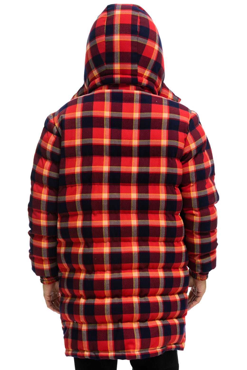 PLAID UNISEX LONG TREKKER JACKET - RUGBY PLAID - Image 8