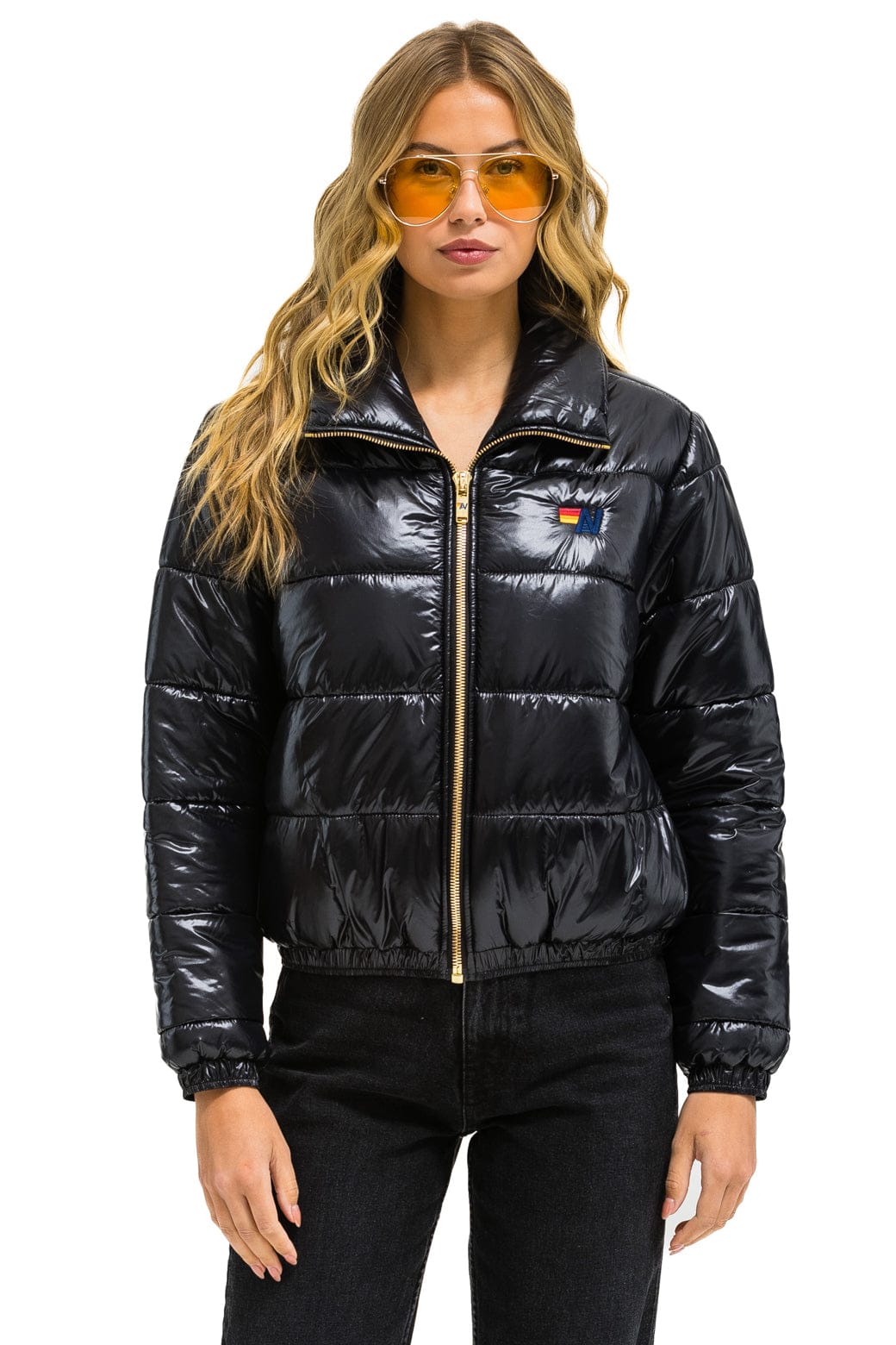 BOLT LUXE APRES PUFFER JACKET - GLOSSY BLACK - Image 3