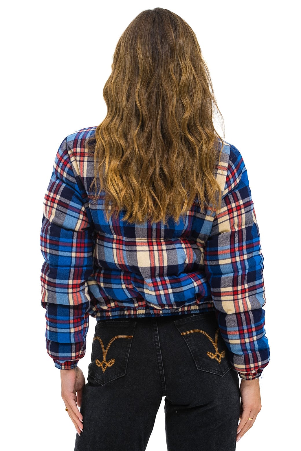 APRES PLAID PUFFER JACKET - PATRIOT PLAID - Image 3