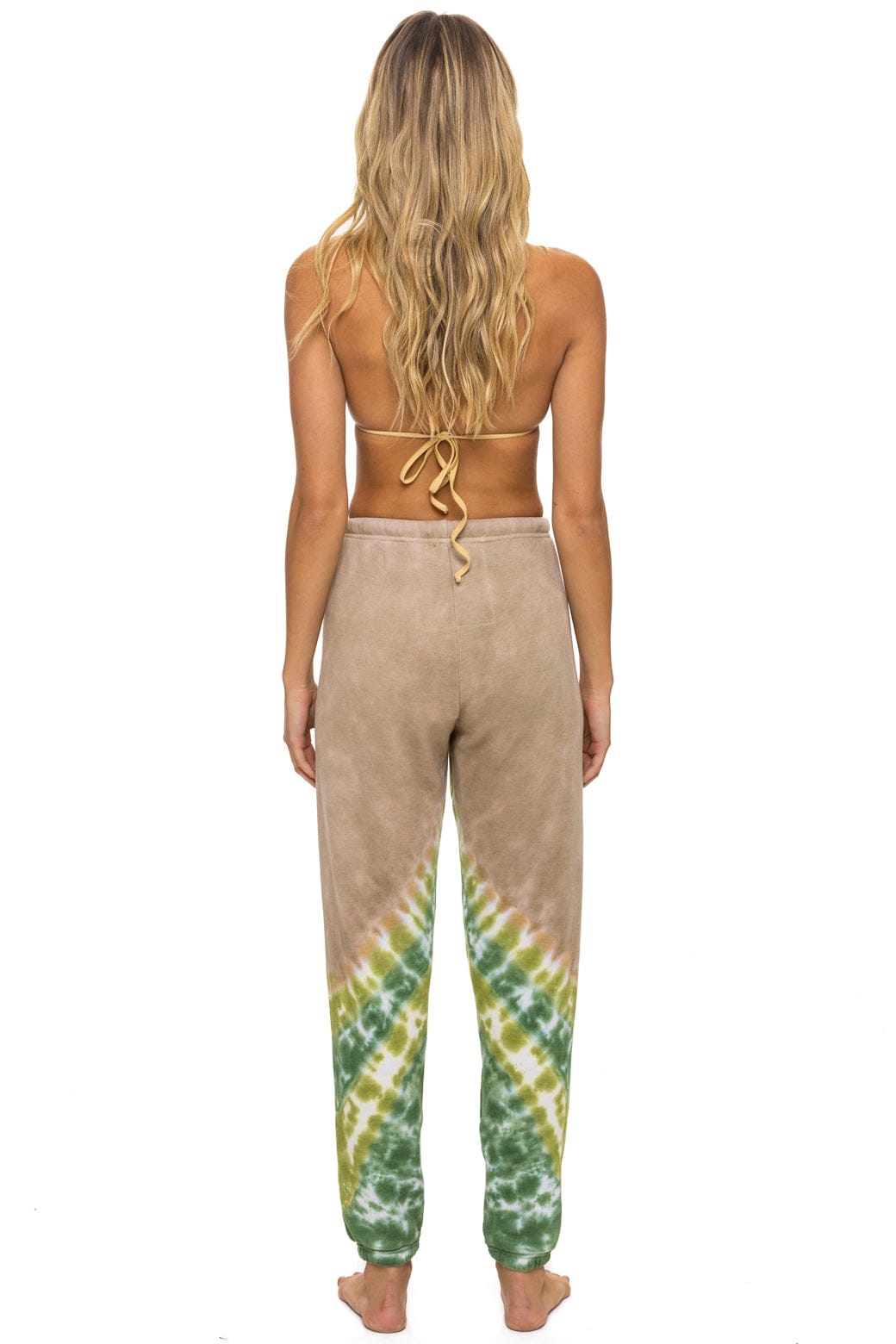 HAND DYED V SWEATPANTS - TIE DYE SAND // JUNGLE - Image 7