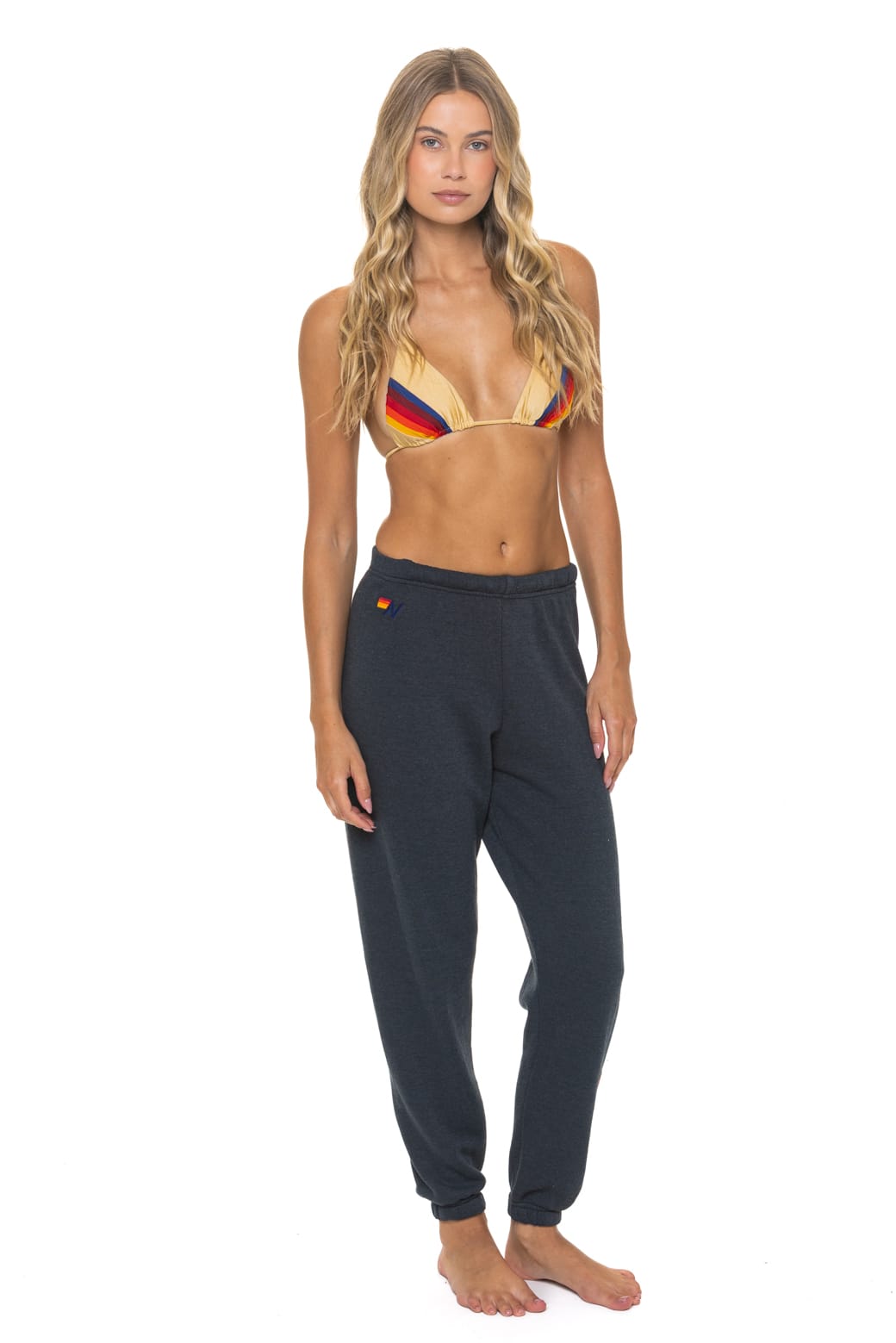 HEART STITCH 4 SWEATPANTS - CHARCOAL - Image 3