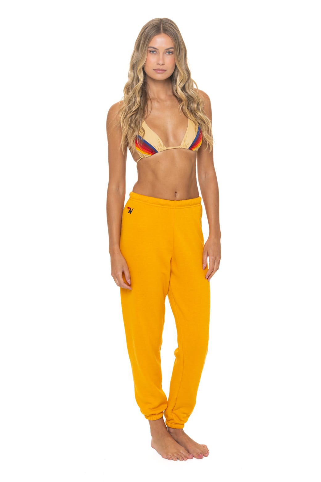 BOLT FADE SWEATPANTS - VINTAGE GOLD // RED // YELLOW - Image 4