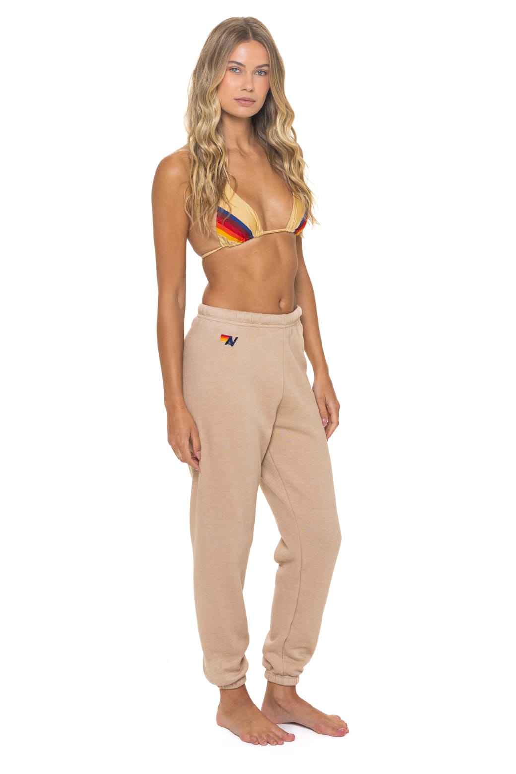 BOLT FADE SWEATPANTS - SAND // PINK // PURPLE - Image 4
