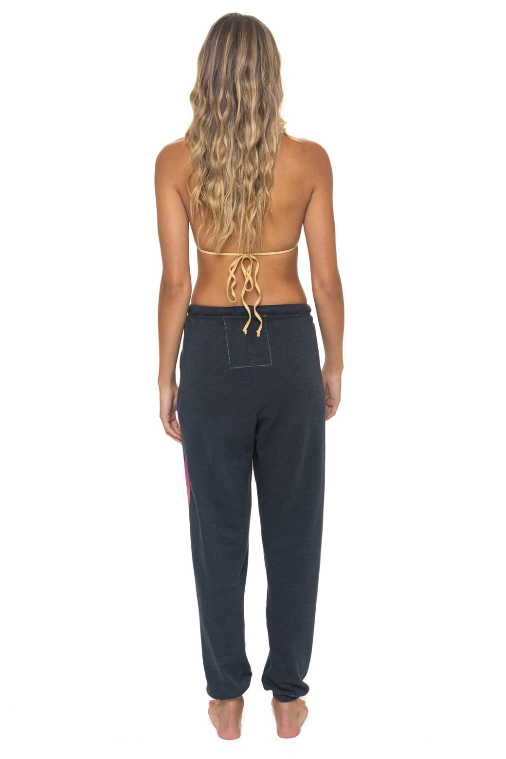 BOLT FADE SWEATPANTS - CHARCOAL // PINK // PURPLE - Image 5