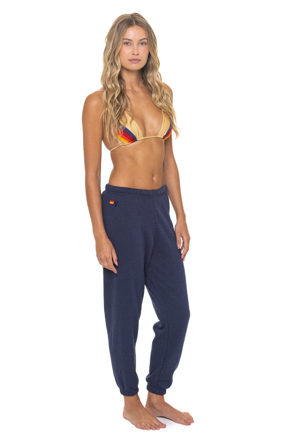 BOLT FADE SWEATPANTS - NAVY // PINK // PURPLE - Image 4