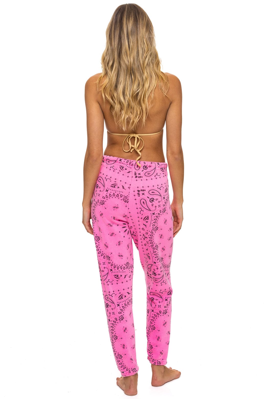 BANDANA SWEATPANTS - NEON PINK - Image 6