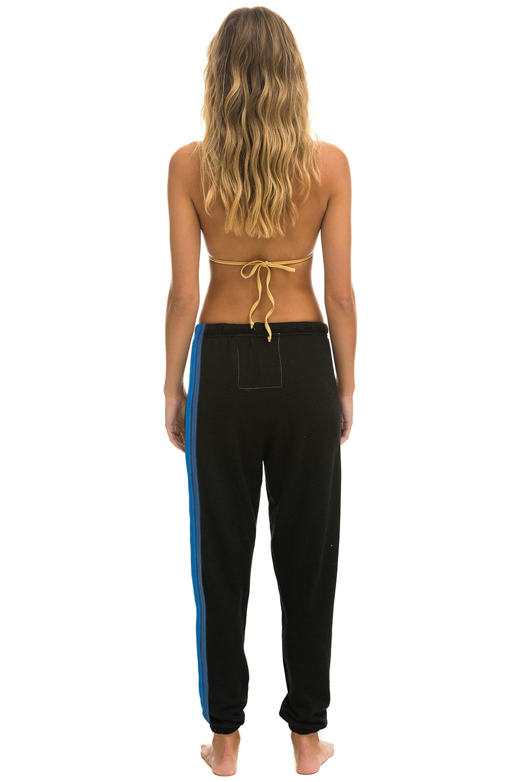 5 STRIPE SWEATPANTS - BLACK - Image 3