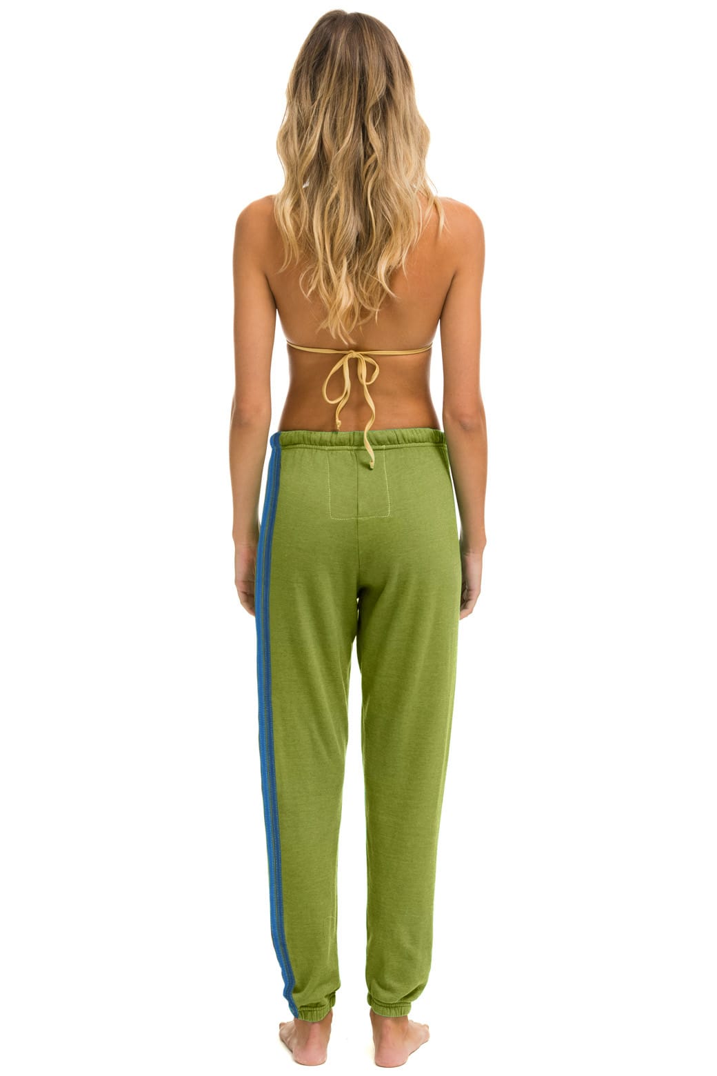 5 STRIPE SWEATPANTS - JUNGLE GREEN - Image 3