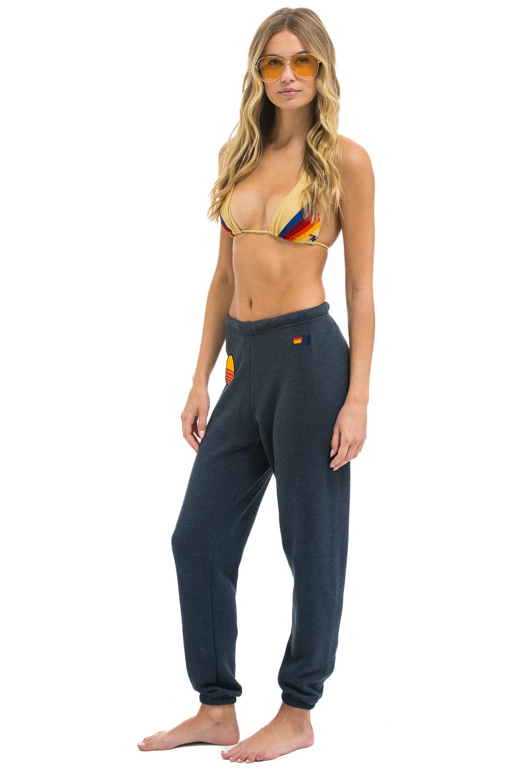 SUNSET PATCH SWEATPANTS - CHARCOAL - Image 3