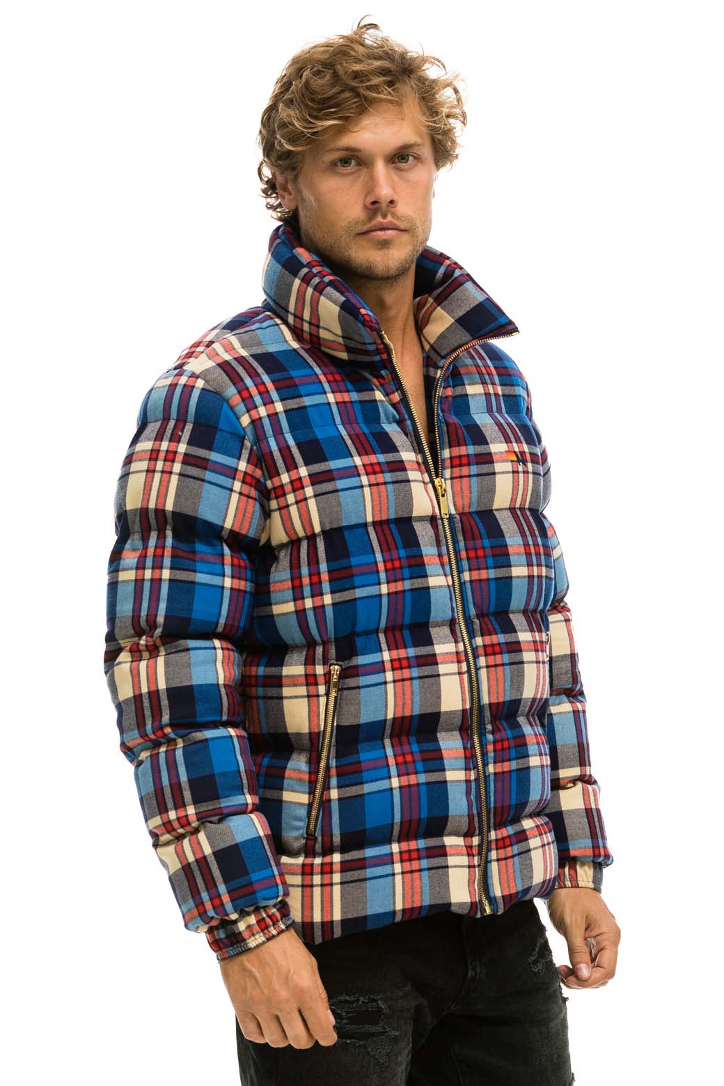 UNISEX PLAID TRAVELER JACKET - PATRIOT PLAID - Image 6