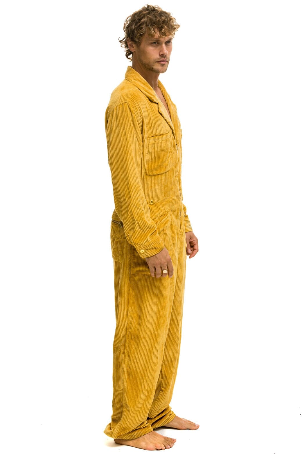 UNISEX CORDUROY FLIGHT SUIT - HONEY - Image 6