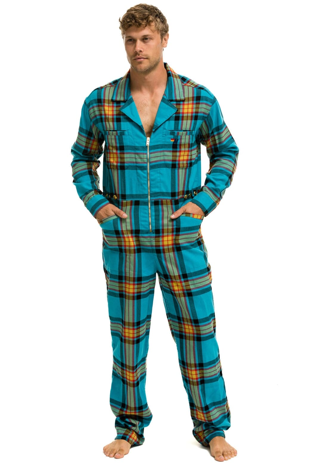 UNISEX PLAID FLIGHT SUIT - JACKSON PLAID - Image 8