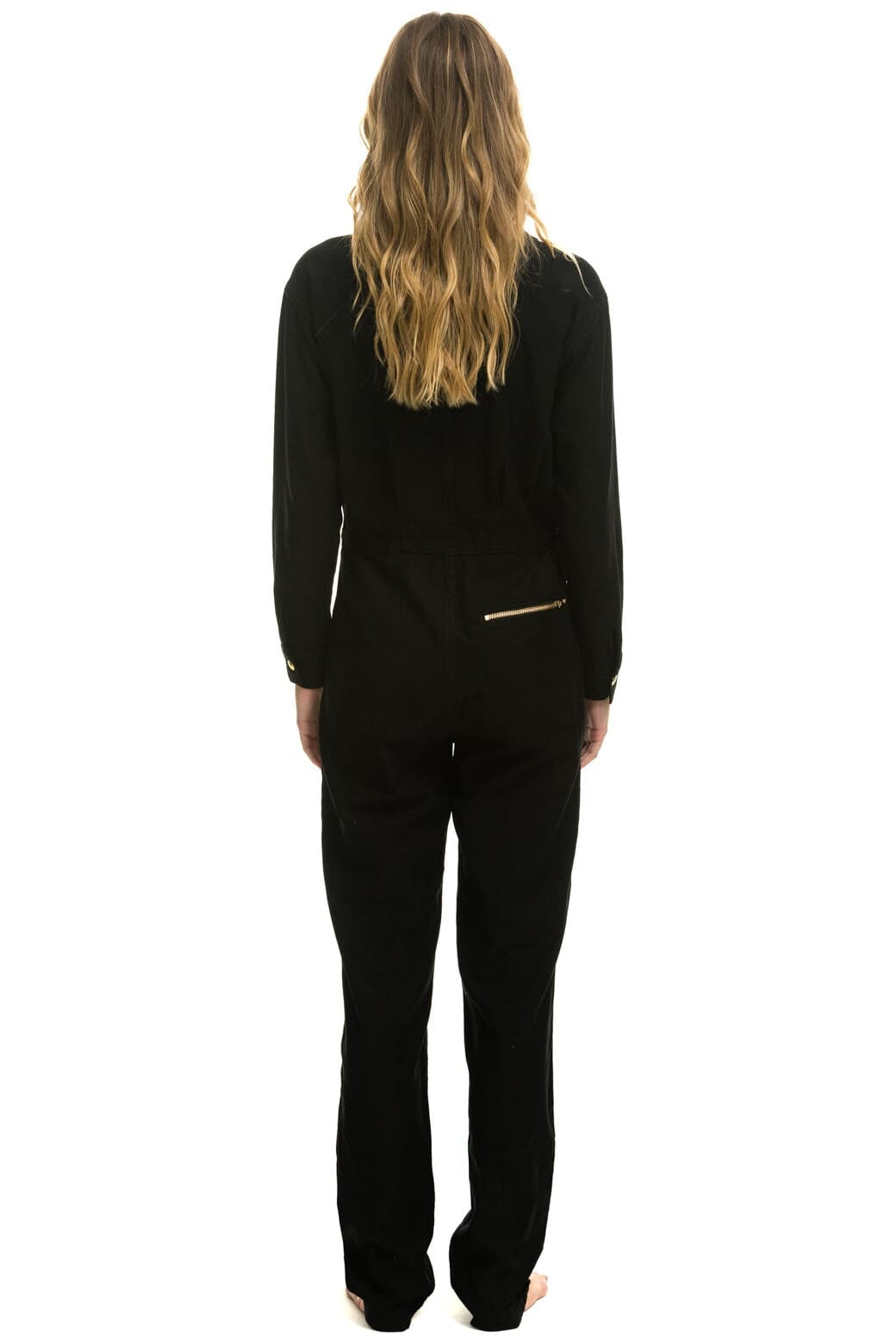 UNISEX TWILL FLIGHT SUIT - BLACK - Image 8