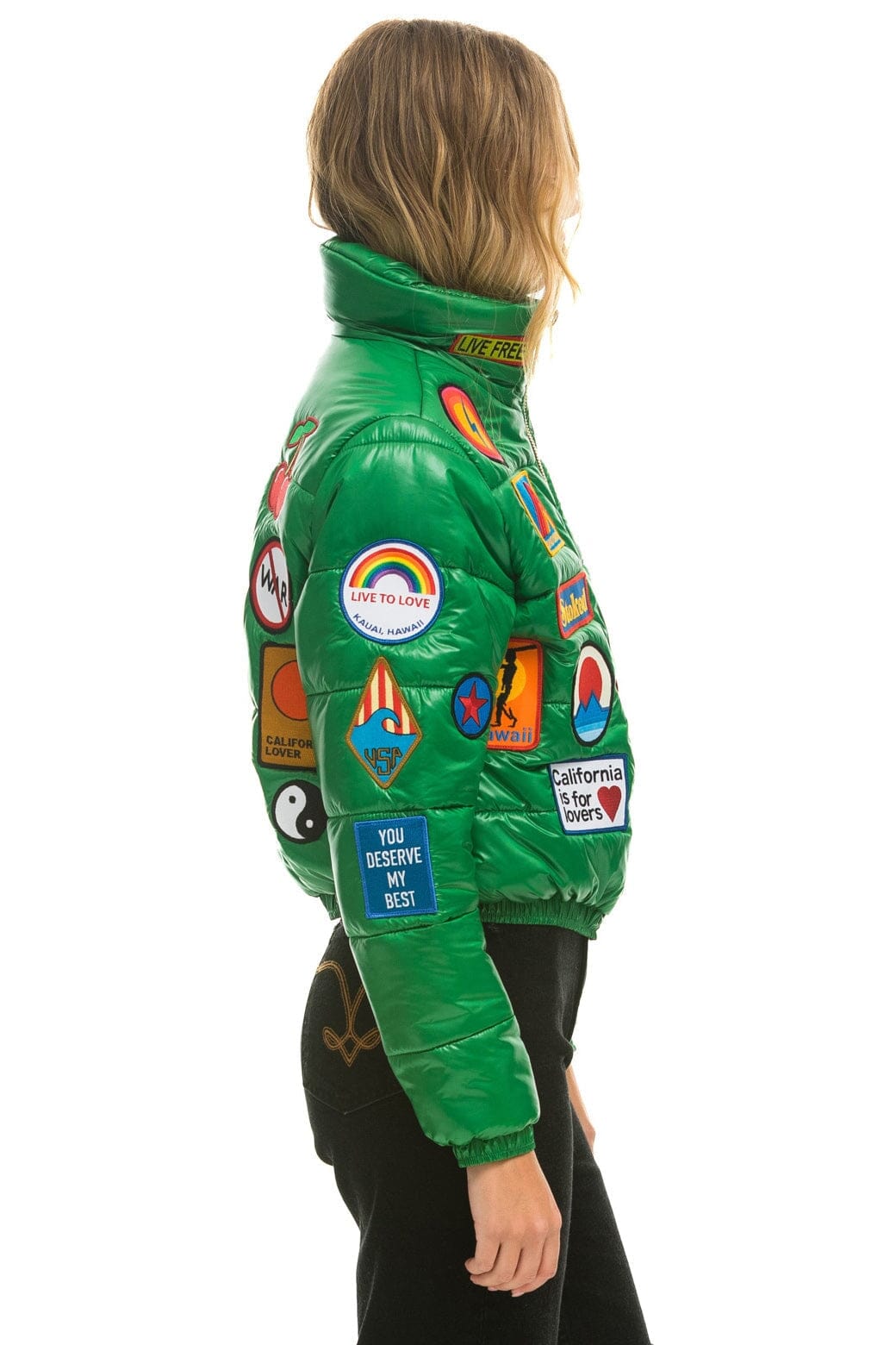 VINTAGE PATCH APRES PUFFER JACKET - AMAZON GLOSSY - Image 6