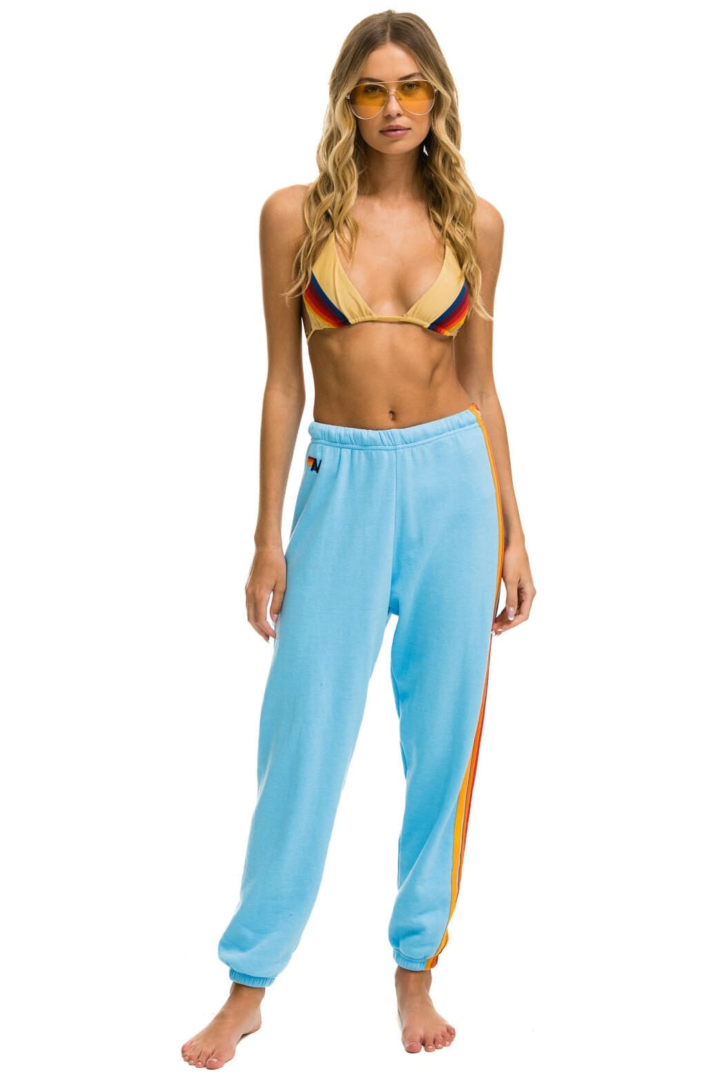 Alternative view of 5 STRIPE SWEATPANTS - SKY 2