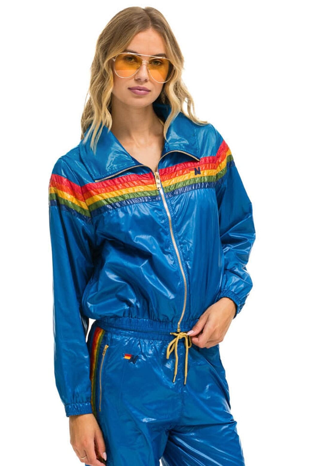Alternative view of 5 STRIPE WINDBREAKER -  SNORKEL BLUE