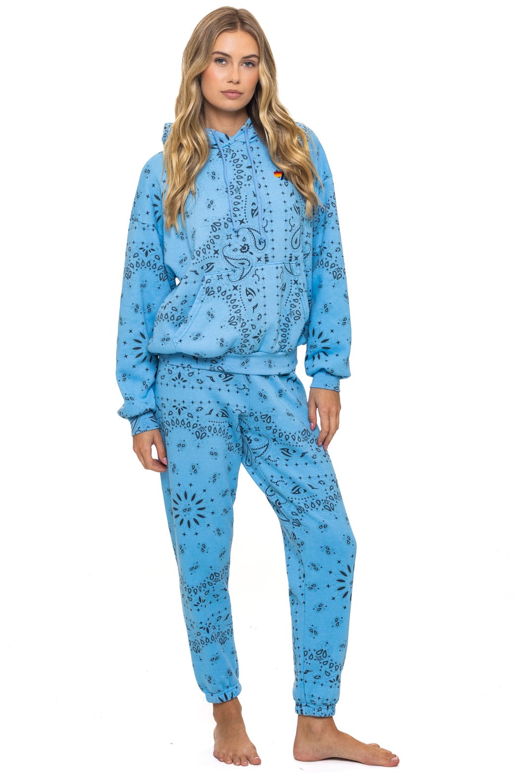 Alternative view of BANDANA SWEATPANTS - SKY