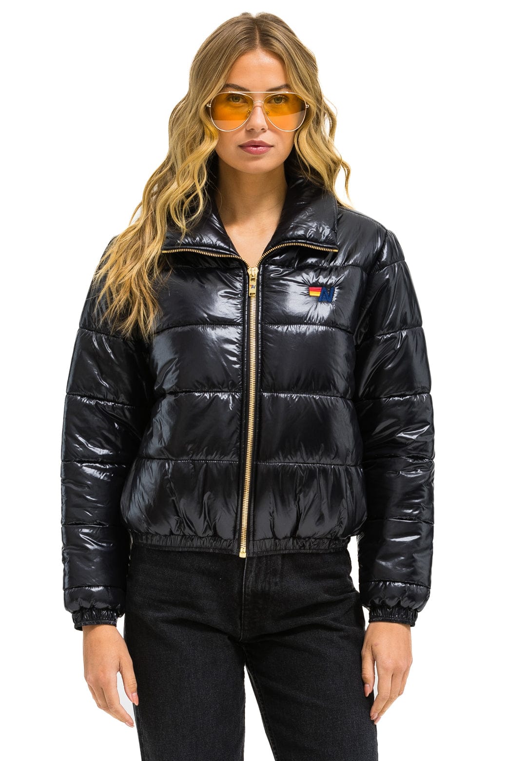 Alternative view of BOLT LUXE APRES PUFFER JACKET - GLOSSY BLACK