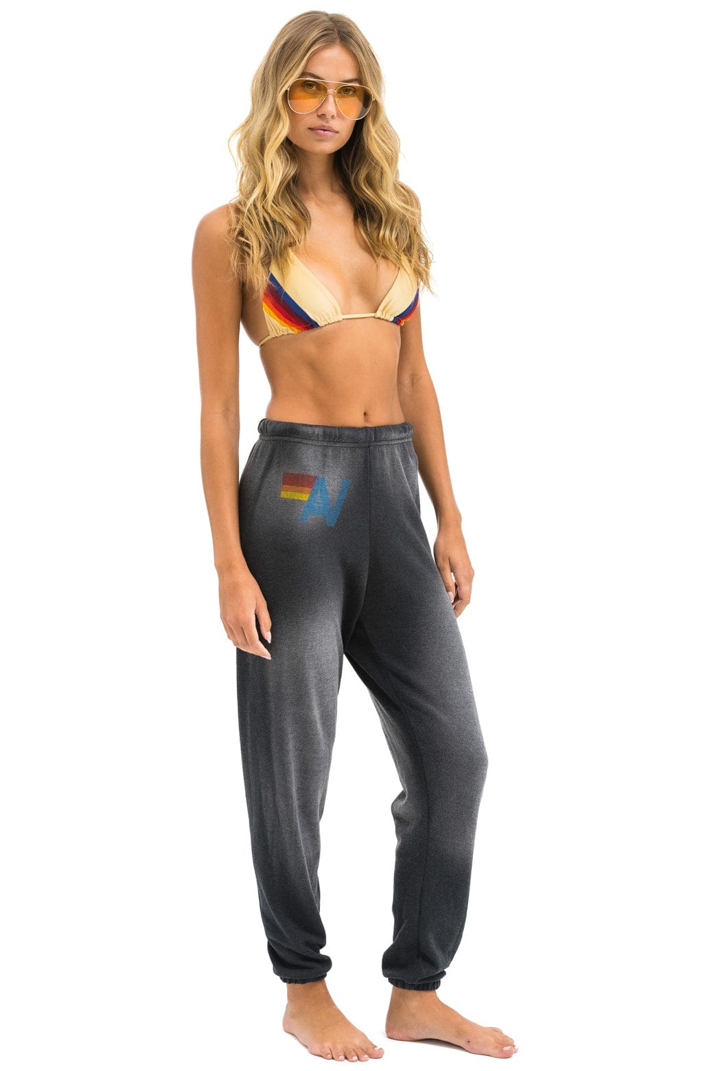Alternative view of VINTAGE LOGO SWEATPANTS - FADED SMOKE