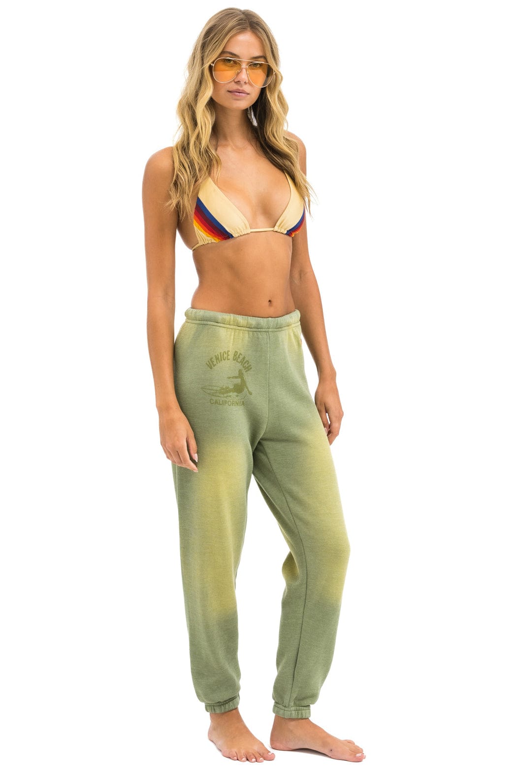 Alternative view of VENICE SURFER SWEATPANTS - FADED ARMY