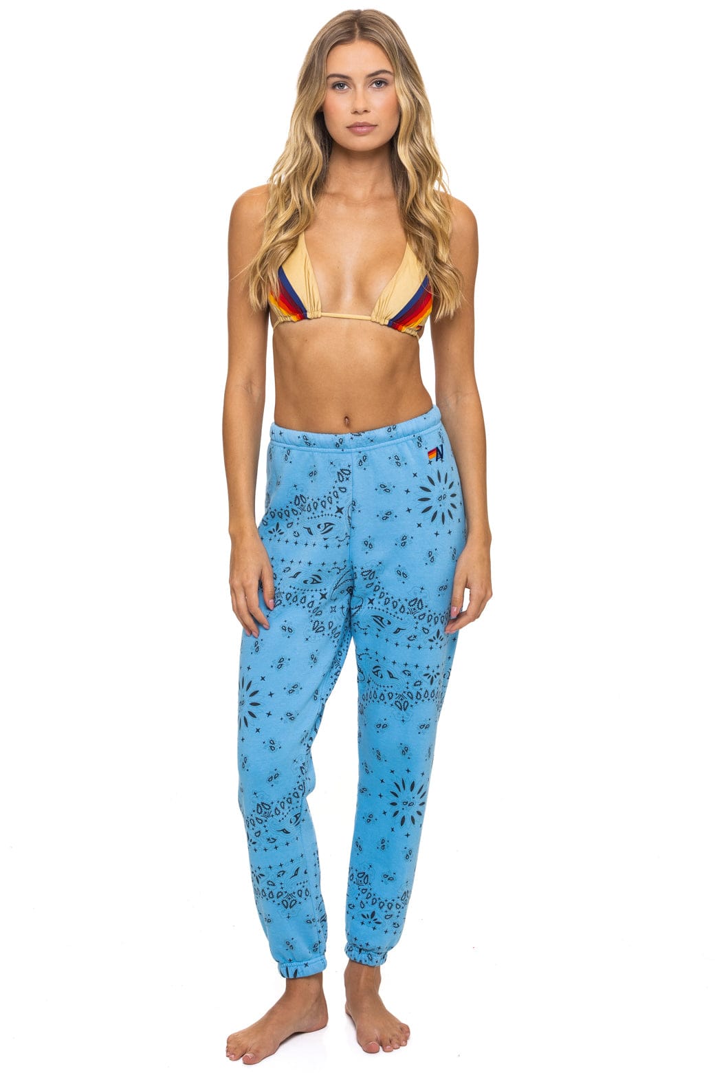 BANDANA SWEATPANTS - SKY