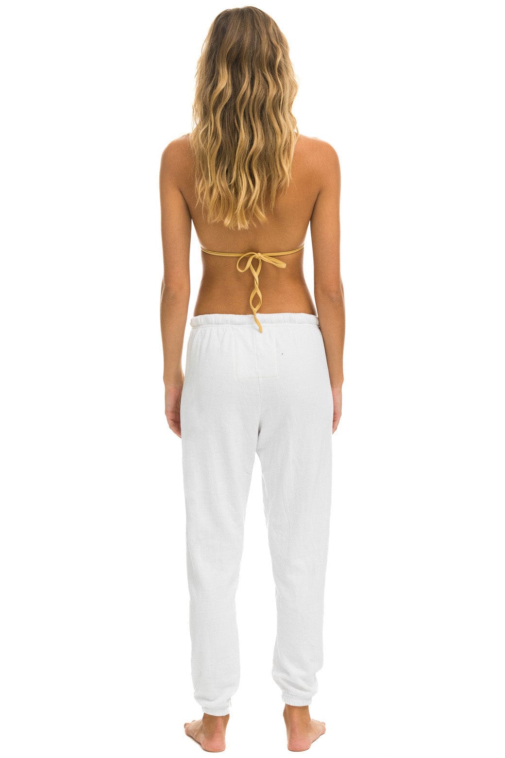 Alternative view of BOLT HEART SWEATPANTS - WHITE