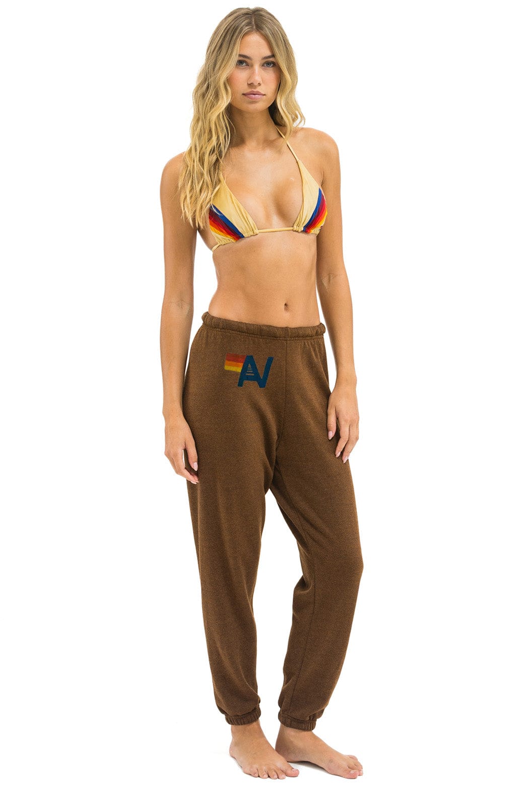 Alternative view of LOGO SWEATPANTS - CHOCOLATE