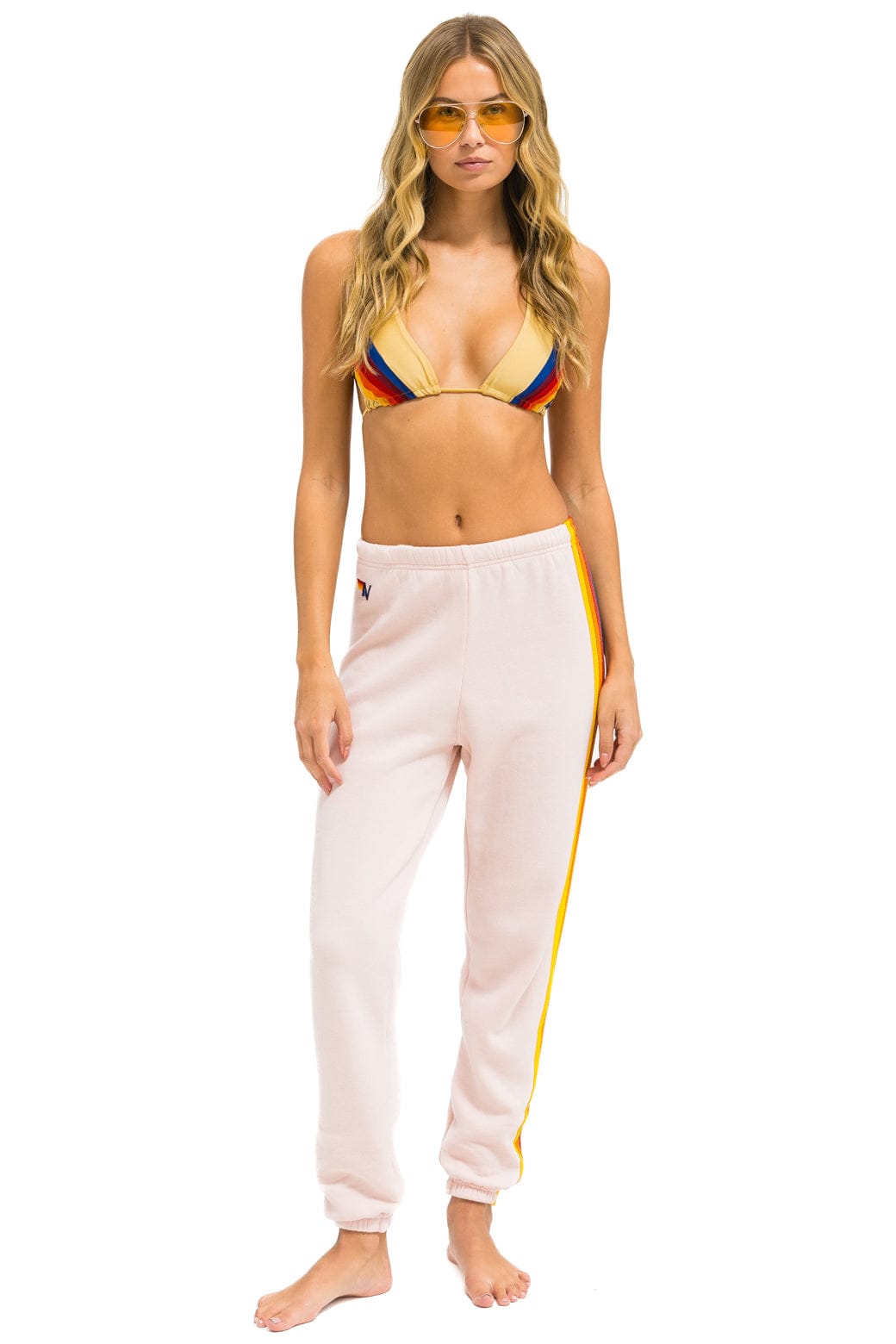 Alternative view of 5 STRIPE SWEATPANTS - LIGHT PINK