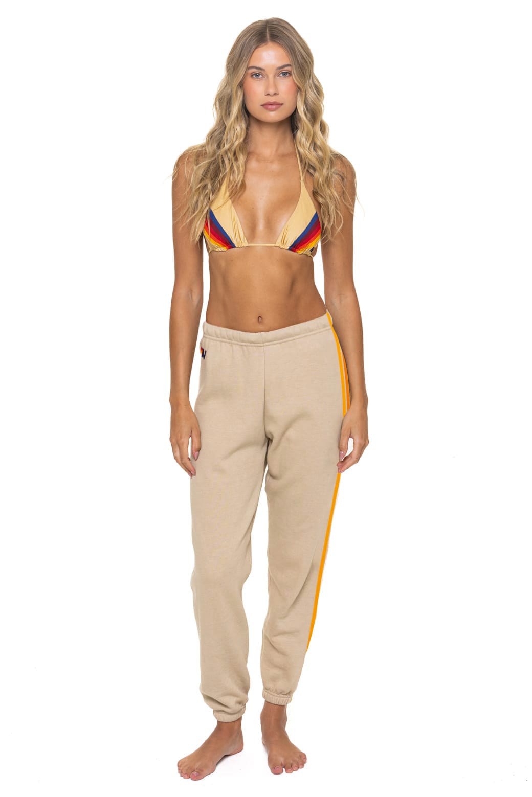 Alternative view of 5 STRIPE SWEATPANTS - SAND