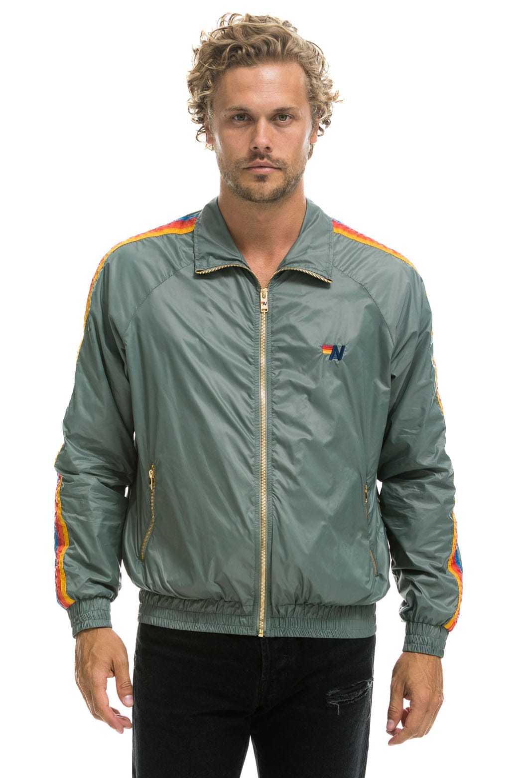 Alternative view of MEN'S 4 STRIPE WINDBREAKER -  SEDONA