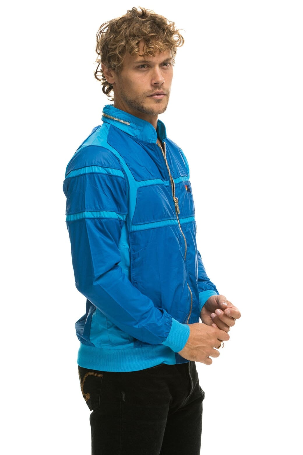 Alternative view of RACER JACKET - SNORKEL BLUE