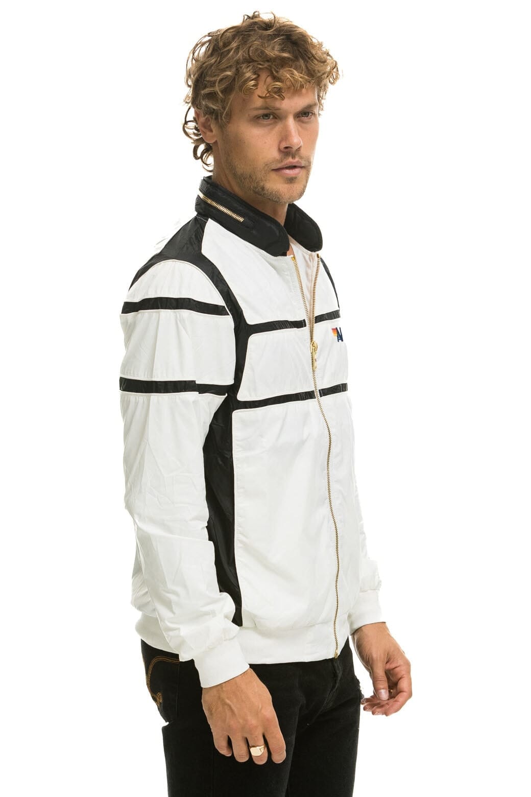 Alternative view of RACER JACKET - WHITE