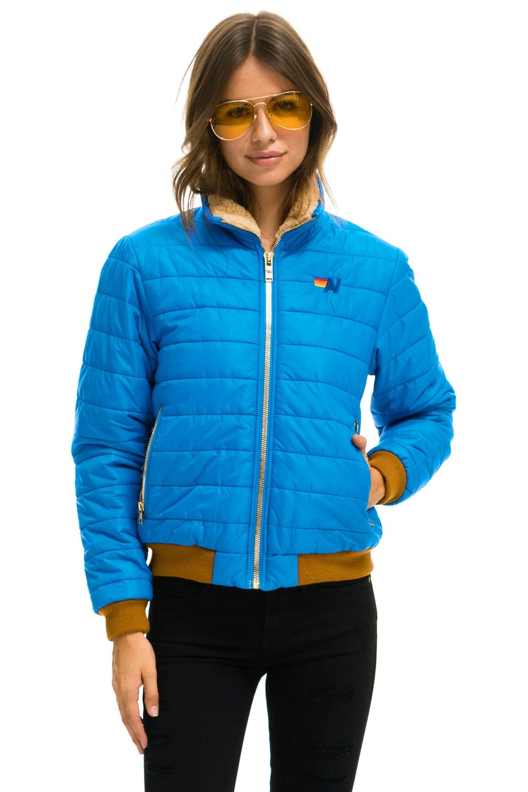 Alternative view of SUNBURST JACKET - BLUE CINA