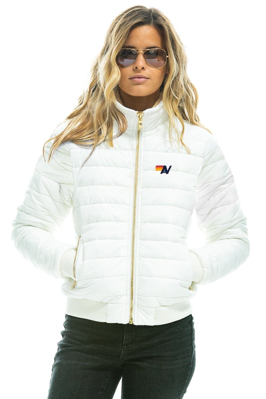 Alternative view of SUNBURST JACKET - GLOSSY WHITE