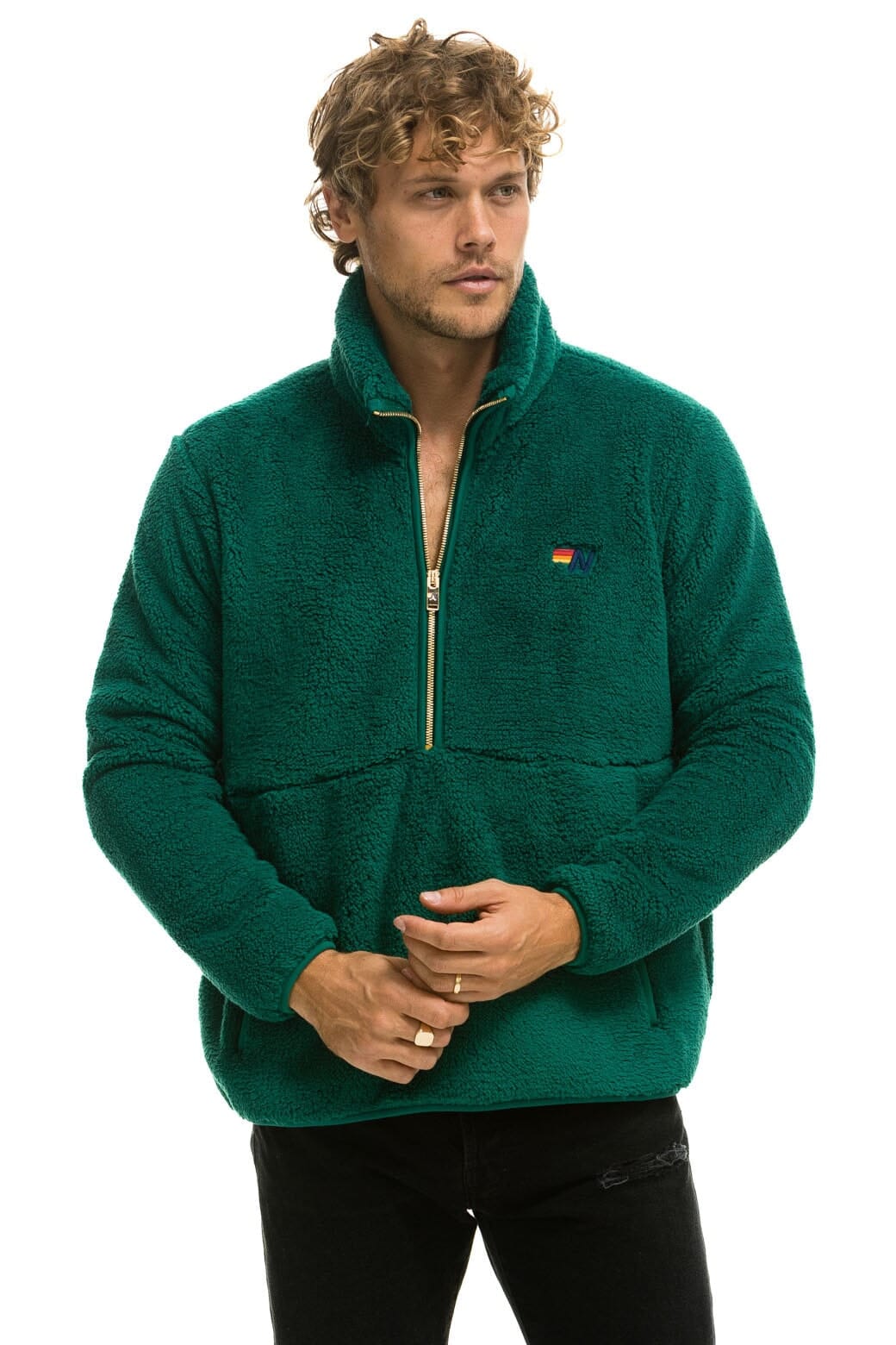 Alternative view of TEDDY UNISEX HALF ZIP JACKET - AMAZON