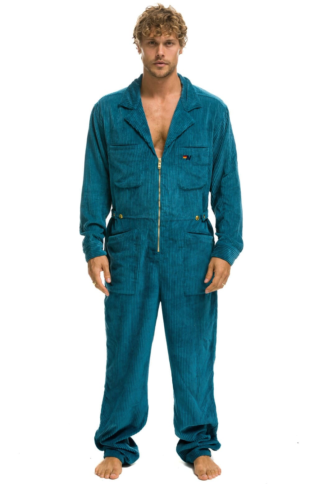 Alternative view of UNISEX CORDUROY FLIGHT SUIT - CAPRI