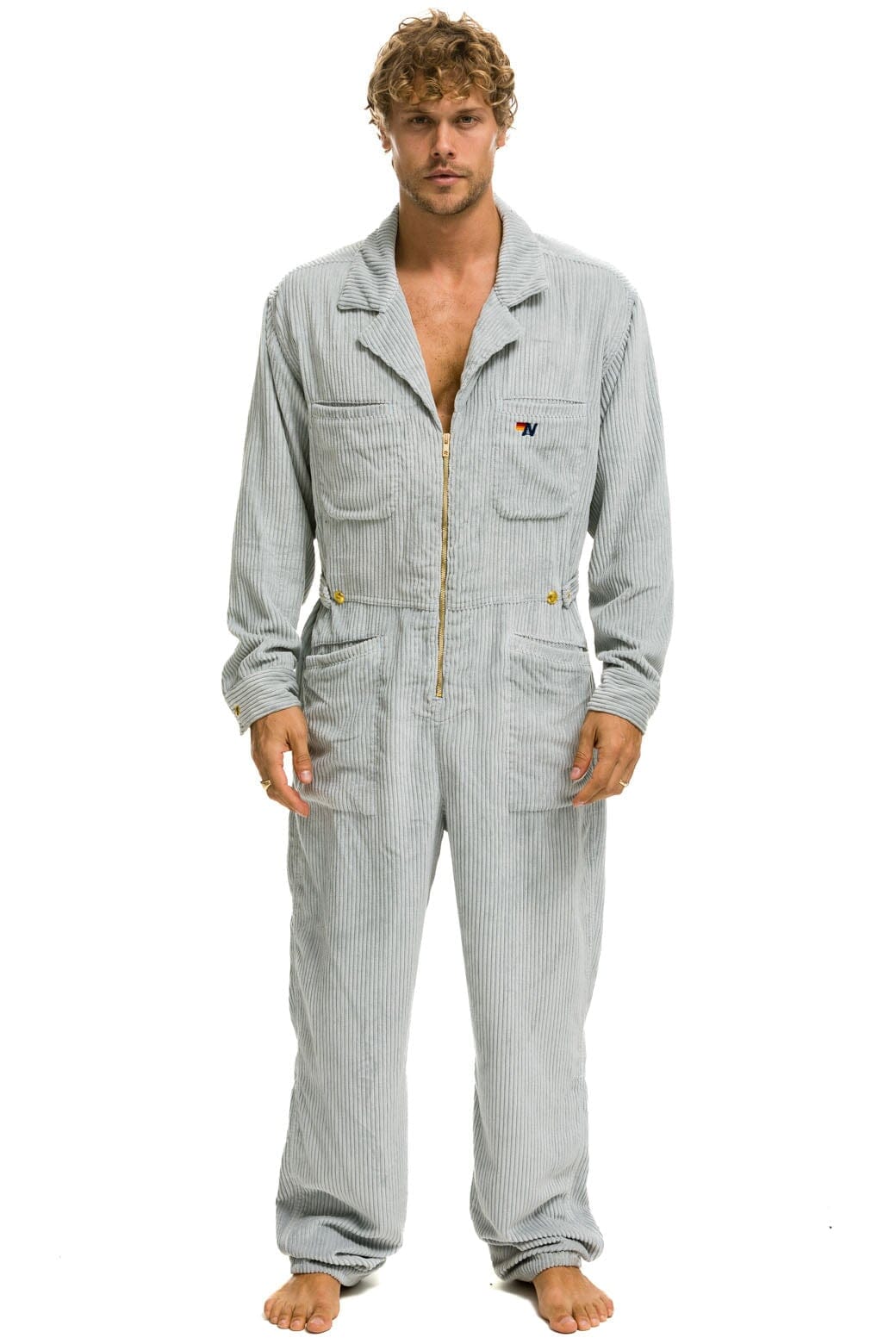 Alternative view of UNISEX CORDUROY FLIGHT SUIT - CLOUD
