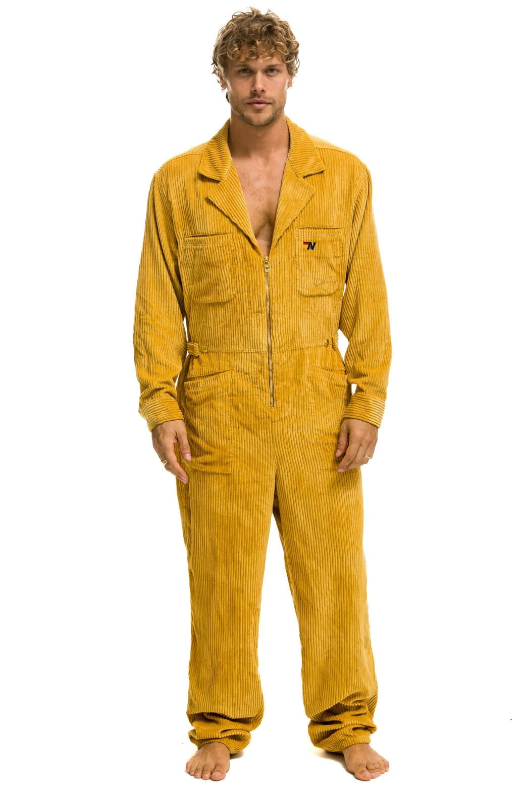 Alternative view of UNISEX CORDUROY FLIGHT SUIT - HONEY