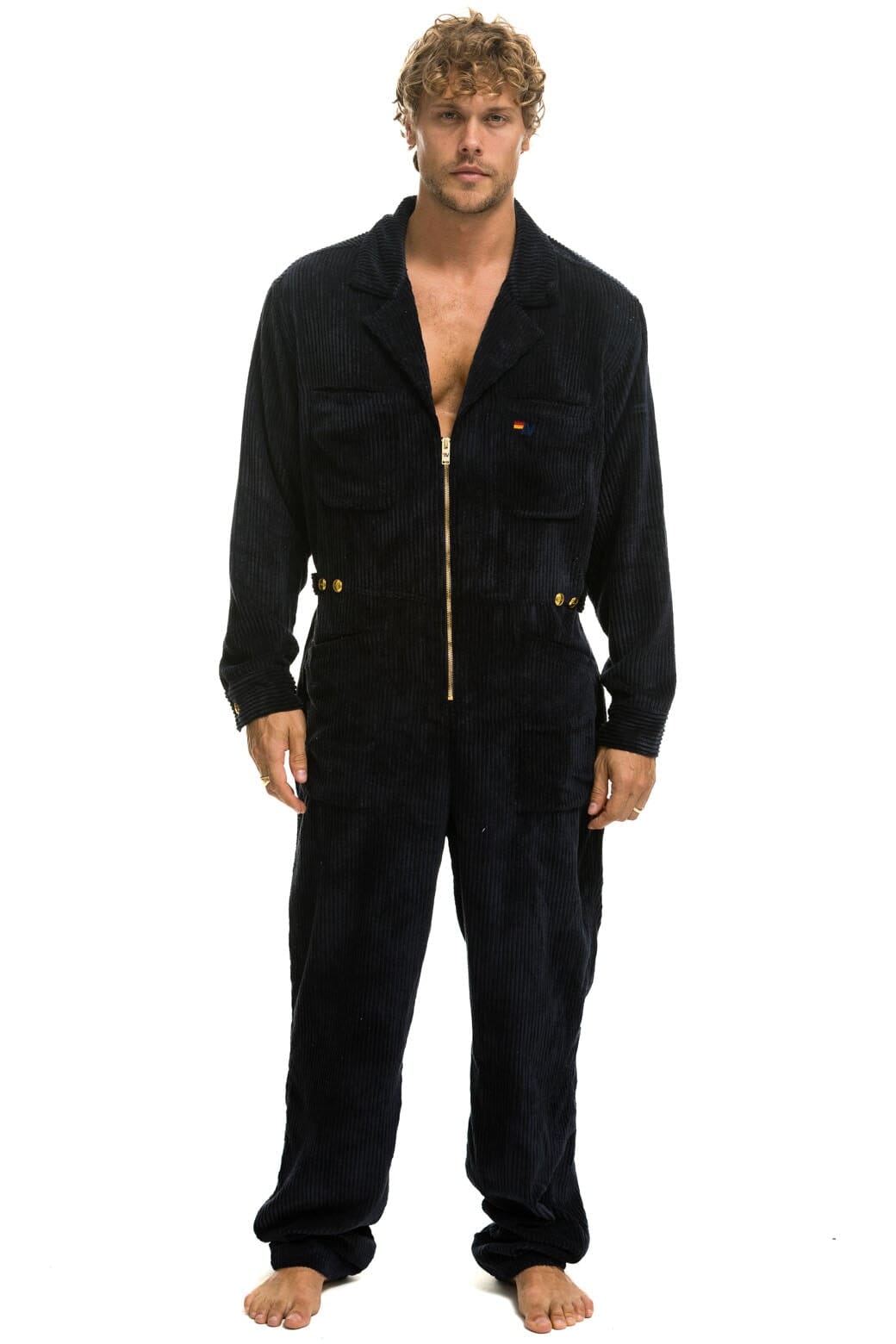 Alternative view of UNISEX CORDUROY FLIGHT SUIT - NAVY