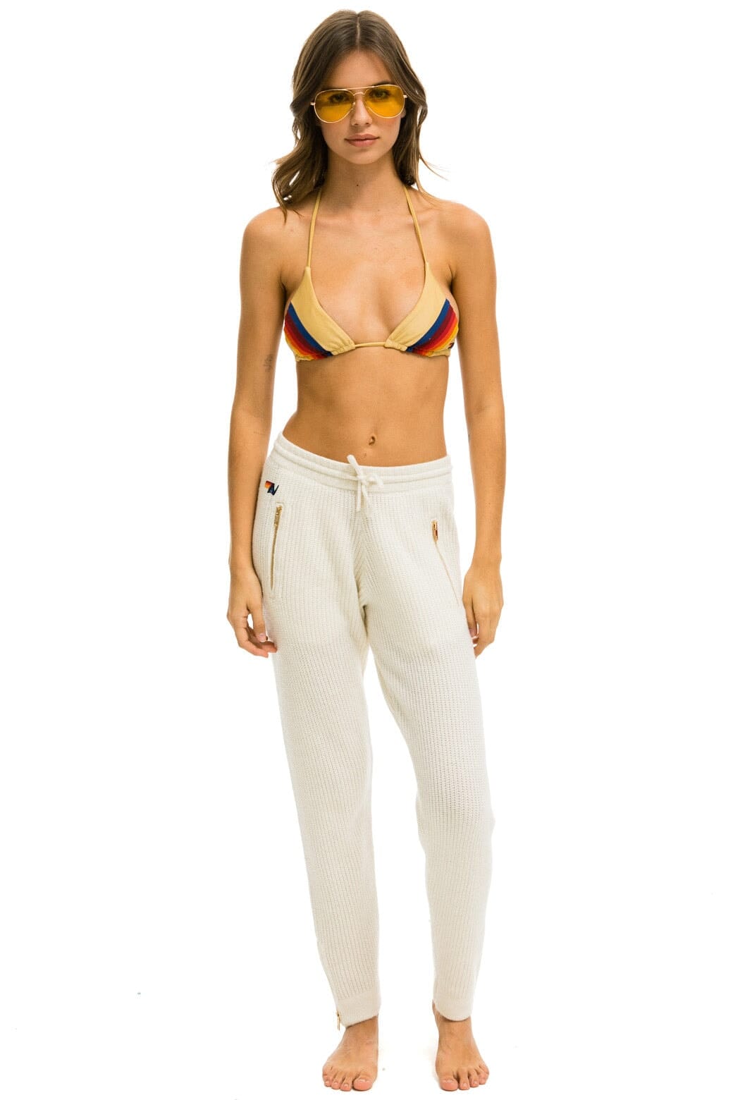 VINTAGE CABIN CASHMERE SWEATER PANT - VINTAGE WHITE