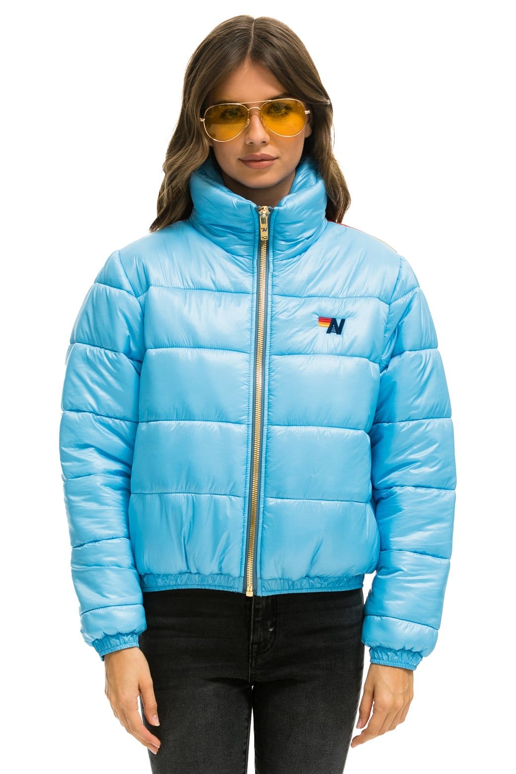 Alternative view of SUNBURST APRES PUFFER JACKET - GLOSSY SKY